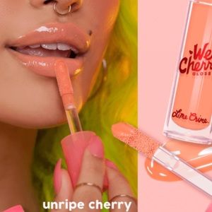 Lime Crime Wet Cherry Lipgloss Unripe Cherry BNIB